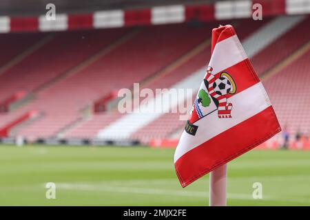 A general view of St Mary's Stadium during the Emirates FA Cup Fourth Round match Southampton vs Blackpool at St Mary's Stadium, Southampton, United Kingdom, 28th January 2023  (Photo by Mark Cosgrove/News Images) Stock Photo