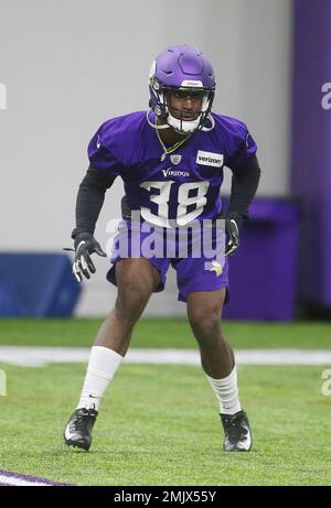 Minnesota Vikings cornerback Kris Boyd warms up before their game against  the San Francisco 49ers during an NFL preseason football game, Saturday,  Aug. 20, 2022, in Minneapolis. (AP Photo/Craig Lassig Stock Photo 