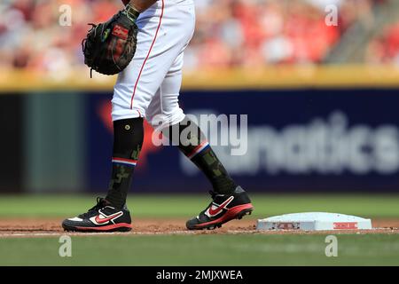 Jesse Winker Cincinnati Reds Game Used Worn Jersey - 2nd Career