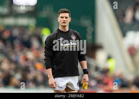 28th January 2023; Mattioli Woods Welford Road Stadium, Leicester,  Leicestershire, England; English Premiership Rugby, Leicester Tigers