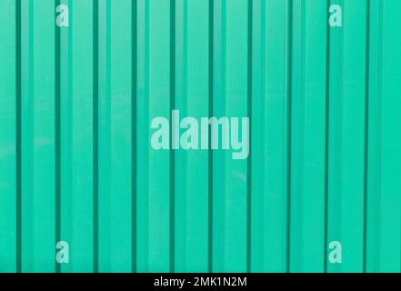 Industrial background. Blue corrugated metal. Place for the text Stock Photo