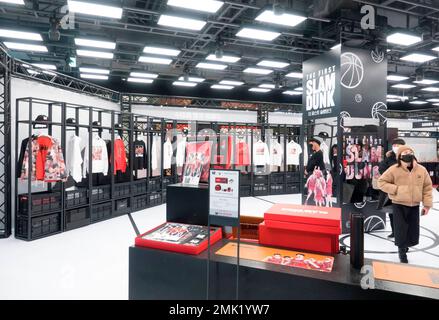 Pop-up store of The First Slam Dunk, Jan 28, 2023 : A pop-up store of  Japanese basketball animation film 