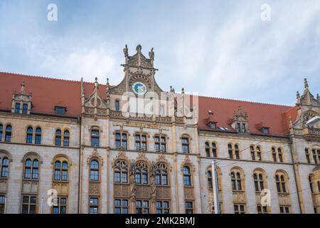Justice Center Eike von Repgow former Magdeburg Post Office - Magdeburg, Saxony-Anhalt, Germany Stock Photo