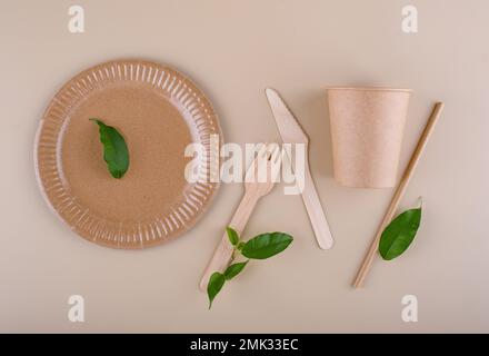 Reusable eco friendly sustainable food packagind Stock Photo