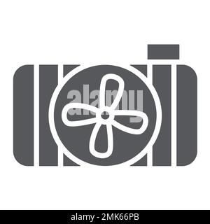 Coolant radiator icon outline vector. Car antifreeze. Water engine ...