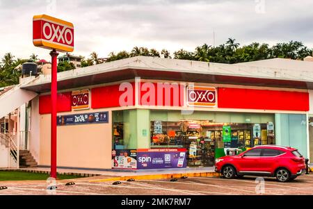 OXXO chain convenience corner store in Mexico City, Mexico Stock Photo