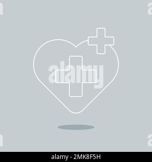 Health care icon vector Stock Vector