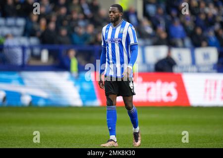 Sheffield, UK. 28th Jan, 2023. Dominic Iorfa #6 of Sheffield Wednesday during the Emirates FA Cup Fourth Round match Sheffield Wednesday vs Fleetwood Town at Hillsborough, Sheffield, United Kingdom, 28th January 2023 (Photo by Steve Flynn/News Images) in Sheffield, United Kingdom on 1/28/2023. (Photo by Steve Flynn/News Images/Sipa USA) Credit: Sipa USA/Alamy Live News Stock Photo