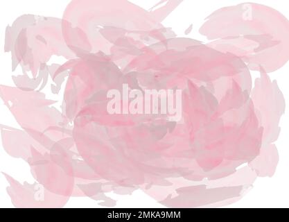 Abstract pink watercolor background for your design.  Ink boho paint pattern. Pastel Pink. Vector illustration. Stock Vector