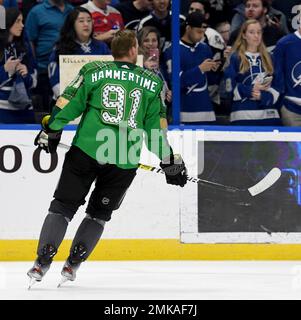 Men's Tampa Bay Lightning adidas Green 2020 St. Patrick's Day Jersey