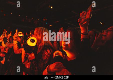 Milan, Italy. 26th Jan, 2023. Korean indie-rock band The Rose perform live at Alcatraz in Milan, Italy on January 26, 2023 (Photo by Maria Laura Arturi/NurPhoto) Credit: NurPhoto SRL/Alamy Live News Stock Photo