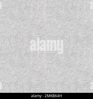 Seamless  texture. Black and white Abstract  pattern rom swirling lines on white. Muted tones Stock Photo