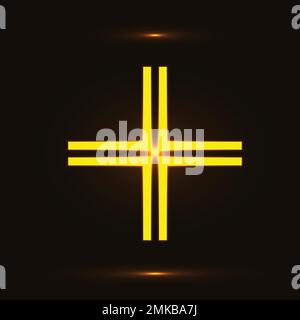 Gamma or Gammadion cross vector illustration, symbolizing Jesus Christ ...
