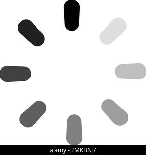 Loading icon. Video data load. Loading bar progress icon. Download ...