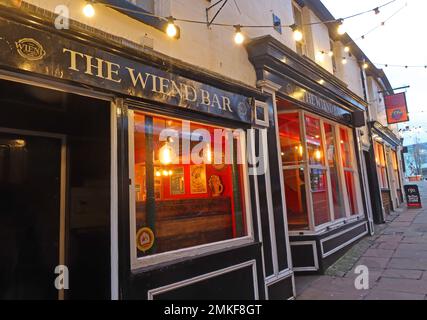 The Wiend Bar, 11 the Wiend, Wigan, Greater Manchester, Lancashire, England, UK, WN1 1PF Stock Photo