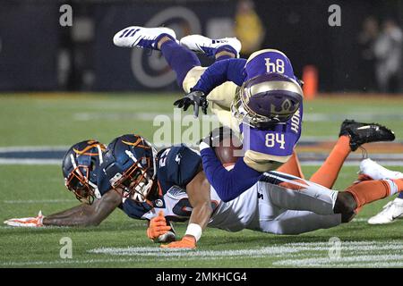 Orlando Apollos safety Will Hill III (33) has a laugh during warmups before  an AAF football game against Arizona Hotshots Saturday, March 16, 2019, in  Orlando, Fla. (AP Photo/Phelan M. Ebenhack Stock