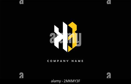 KB, BK Abstract Letters Logo Monogram Stock Vector