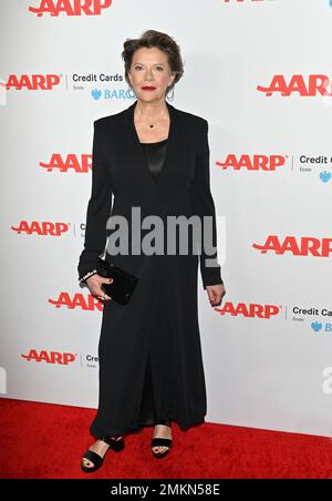 Los Angeles, USA. 28th Jan, 2023. Annette Bening at the AARP Movies for Grownups Awards at the Beverly Wilshire Hotel. Picture Credit: Paul Smith/Alamy Live News Stock Photo