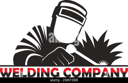welding logo vector illustration design template Stock Vector