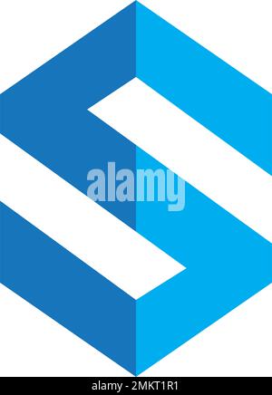 letter S . logo vector illustration abstract design. Stock Vector