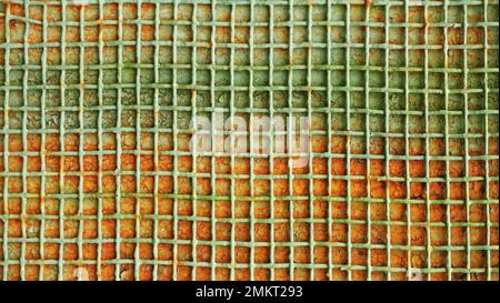 abstract grid metal background Stock Photo