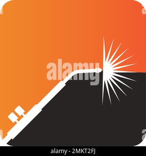 welding logo vector illustration design template Stock Vector