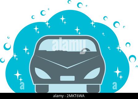 Pressure washing logo vector illustration design template background. Stock Vector