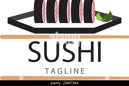 sushi vector icon illustration simple design,template. Stock Vector