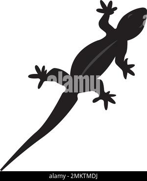house lizard vector icon illustration simple design Stock Vector