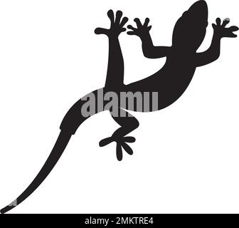 house lizard vector icon illustration simple design Stock Vector