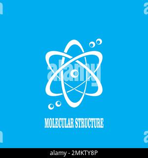 molecule logo vector illustration design template. Stock Vector