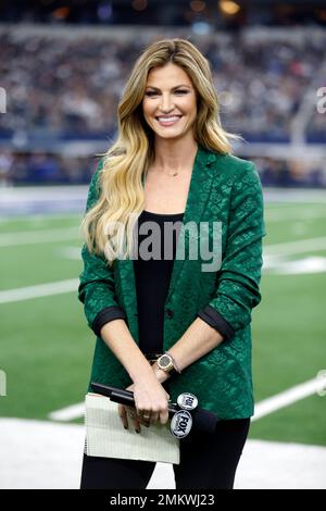 ARLINGTON, TX - DECEMBER 24: FOX sideline reporter Erin Andrews