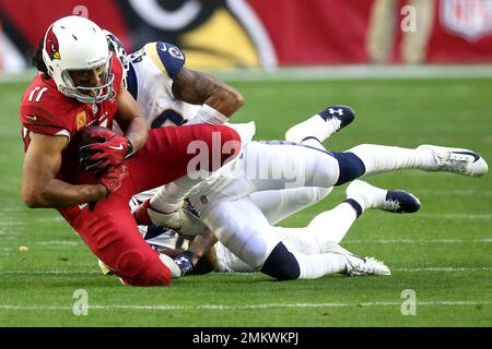 Los Angeles Rams' Nickell Robey-Coleman (23) warms up before the