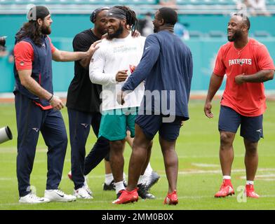 NFL FILE: Larry Little of the Miami Dolphins. (Sportswire via AP Images  Stock Photo - Alamy