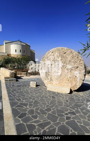 The Abu Badd Rolling Stone, A Fortified Door Of A Byzantine Monastery ...