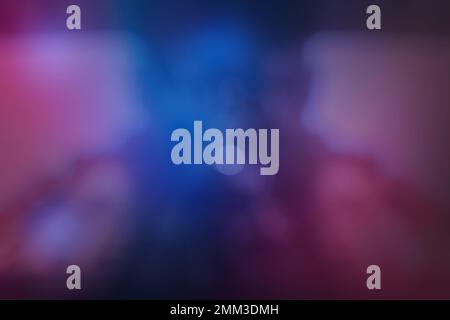Unfocused background in blue and pink tones. Soft bokeh photo for lettering. Stock Photo