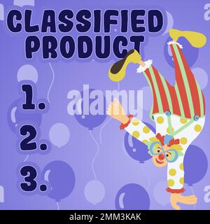 Conceptual caption Classified Product. Business idea Sensitive Data Top Secret Unauthorized Disclosure Stock Photo