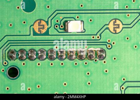 Circuit board for a vehicle controller Stock Photo