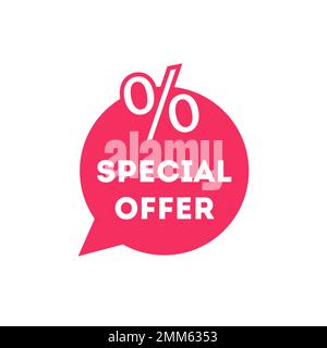Special offer, business bubble icon. Clipart Stock Vector