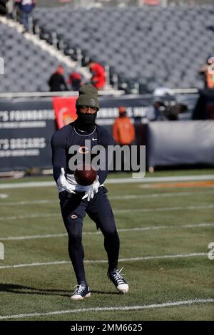 Minnesota Vikings defensive back Chris Jones (26) in action against the  Chicago Bears during the second half of an NFL football game, Monday, Nov.  16, 2020, in Chicago. (AP Photo/Kamil Krzaczynski Stock