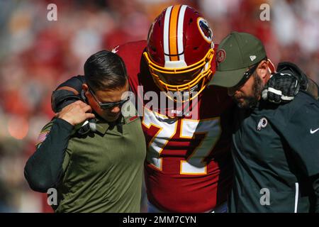 Redskins vs Falcons Injury Update: Shawn Lauvao leaves game with