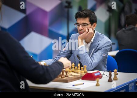 Anish Giri R Netherlands Plays Against Editorial Stock Photo