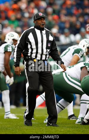 NFL umpire Ramon George (128) during an NFL preseason game between