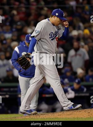 Hyun-jin Ryu is a South Korean professional baseball pitcher who plays for  the Los Angeles Dodgers Major League Baseball since 2013. After spending se  Stock Photo - Alamy