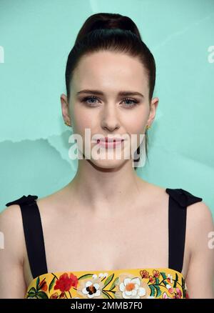 Actress Rachel Brosnahan attends the Tiffany & Co. 2018 Blue Book