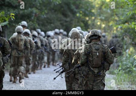 Basic Combat Training Soldiers From Company A, 34th Infantry Regiment ...