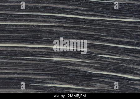 Texture of wood with stripes. Texture of natural African wood with zebra pattern. High resolution photo of a black board. Stock Photo