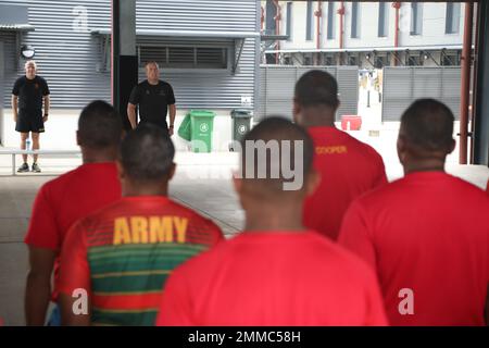 Col. Michael van Welie, left Deputy Commander, Interoperability, 25th ...