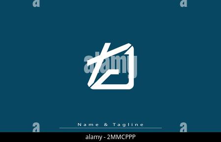 Alphabet letters Initials Monogram logo XJ , JX Stock Vector