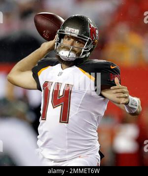 Tampa Bay Buccaneers backup quarterback Tim Rattay watches the scoreboard  before entering the game against the Atlanta Falcons during the first  quarter of an NFL football game Sunday, Dec. 10, 2006, in